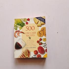 英文原版500 Low-Carb Recipes: 500 Recipes, from Snacks to Dessert, That the Whole Family Will Love