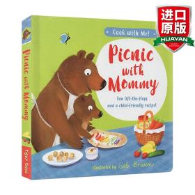 英文原版 Picnic with Mommy 与妈妈野餐 纸板翻翻书 英文版 进口英语原版书籍
