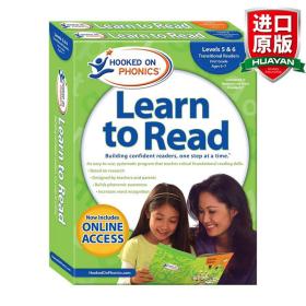 英文原版 Hooked on Phonics Learn to Read - Levels 5&6 Complete 迷上语音系列 Level 5+6 套装 英文版 进口英语原版书籍