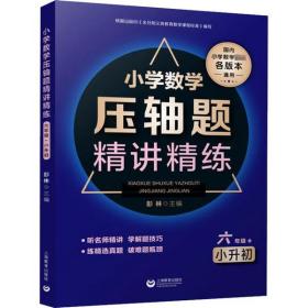 全新正版 小学数学压轴题精讲精练(6年级+小升初) 彭林 9787572002014 上海教育出版社