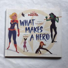 惊奇队长 是什么造就了英雄 英文原版 Captain Marvel What Makes a Hero漫威电影宇宙女英雄 黑寡妇 黄蜂女 儿童绘本