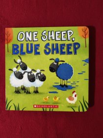 英文原版 One Sheep, Blue Sheep