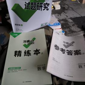 2022版万唯中考试题研究 数学精讲本十精练本十答案