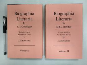 Biographia Literaria  柯勒律治《文学传记》二册全 Edited with his Aesthetical Essays by J.Shawcross