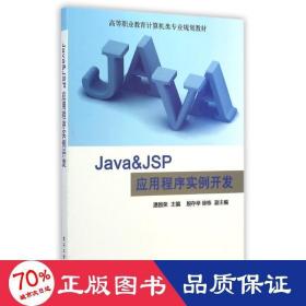 java & jsp应用程序实例开发/潘国荣 大中专理科计算机 潘国荣 新华正版