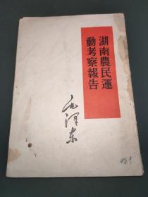 湖南农民运动考察报告