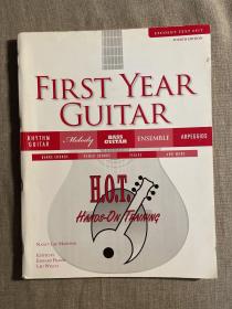 First Year Guitar (Hands-On Training), 4th Edition 吉他教材【內部均干凈無涂寫，外觀少許磨損，品相相近略有差異，不再每本拍照。英文版，12開】