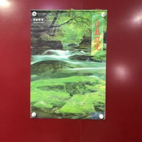 挂历——1997年 自然风光（10张  缺9、11、12月）陕西人民美术出版社【2】