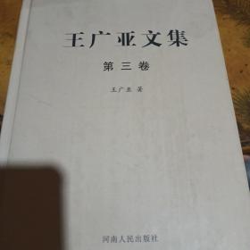 王广亚文集    第三卷