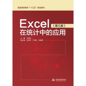 正版 Excel在统计中的应用(第3版) 9787517083894 中国水利水电出版社