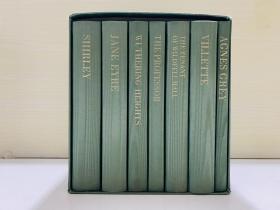 勃朗特小说集  Charlotte Emily Anne Bronte The Complete Novels, 绸面精装，7卷全, 有书匣。 尺寸约为：15*23cm