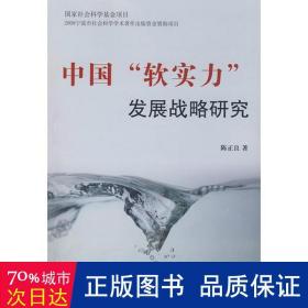 中国“软实力”发展战略研究 政治理论 陈正良