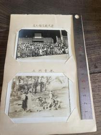 民国老照片5张：儿童出游不知是扬州还是常州的天宁寺