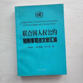 联合国人权公约和刑事司法文献汇编