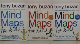 《全彩趣味漫画图解：儿童学习能力与思维训练   童书套装 全套3册》 Mind Maps for Kids by Tony Buzan（童书）英文原版书