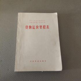 貨物運價里程表.
