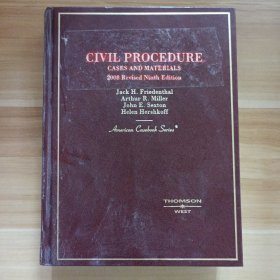 CIVIL PROCEDURE CASES AND MATERIALS 2008Revised NinthEdition