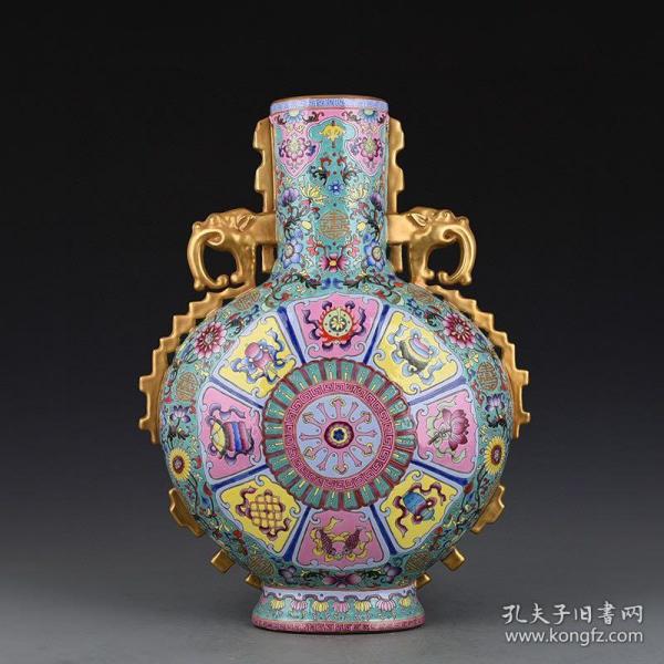 《精品放漏》雍正雙耳瓶——清三代官窯瓷器收藏