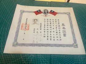 买家看清年代，香港珠海书院毕业证书，大尺寸，1947年创立于广东，1949年迁移至香港，1964年毕业于会计银行学系