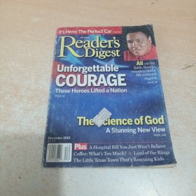 Reader's Digest, December 2001, Unforgettable Courage, a story of 911