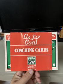 Go for Goal COACHING CARDS足球教练卡64张全，繁体字 国际足联出品 自然旧