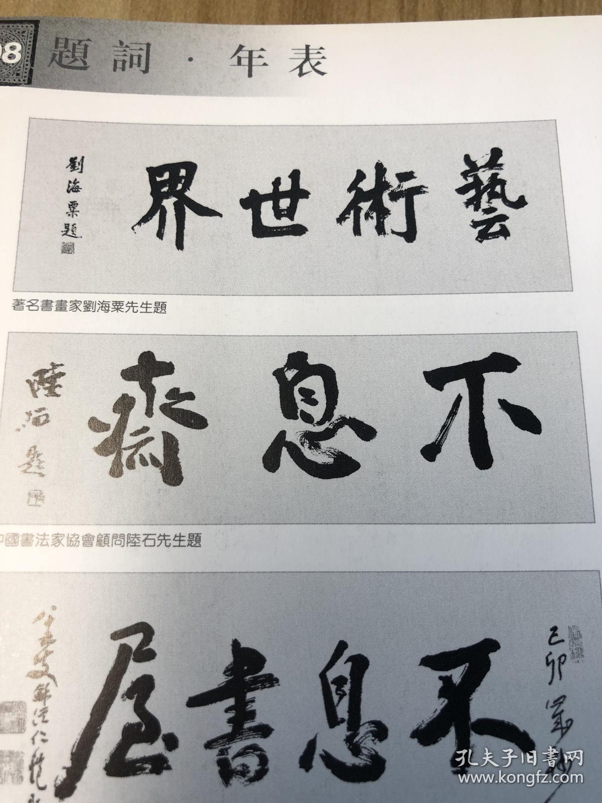 童英强书法作品集有沈鹏周慧珺韩天衡胡问遂胡铁生周昭怡张海等人作品