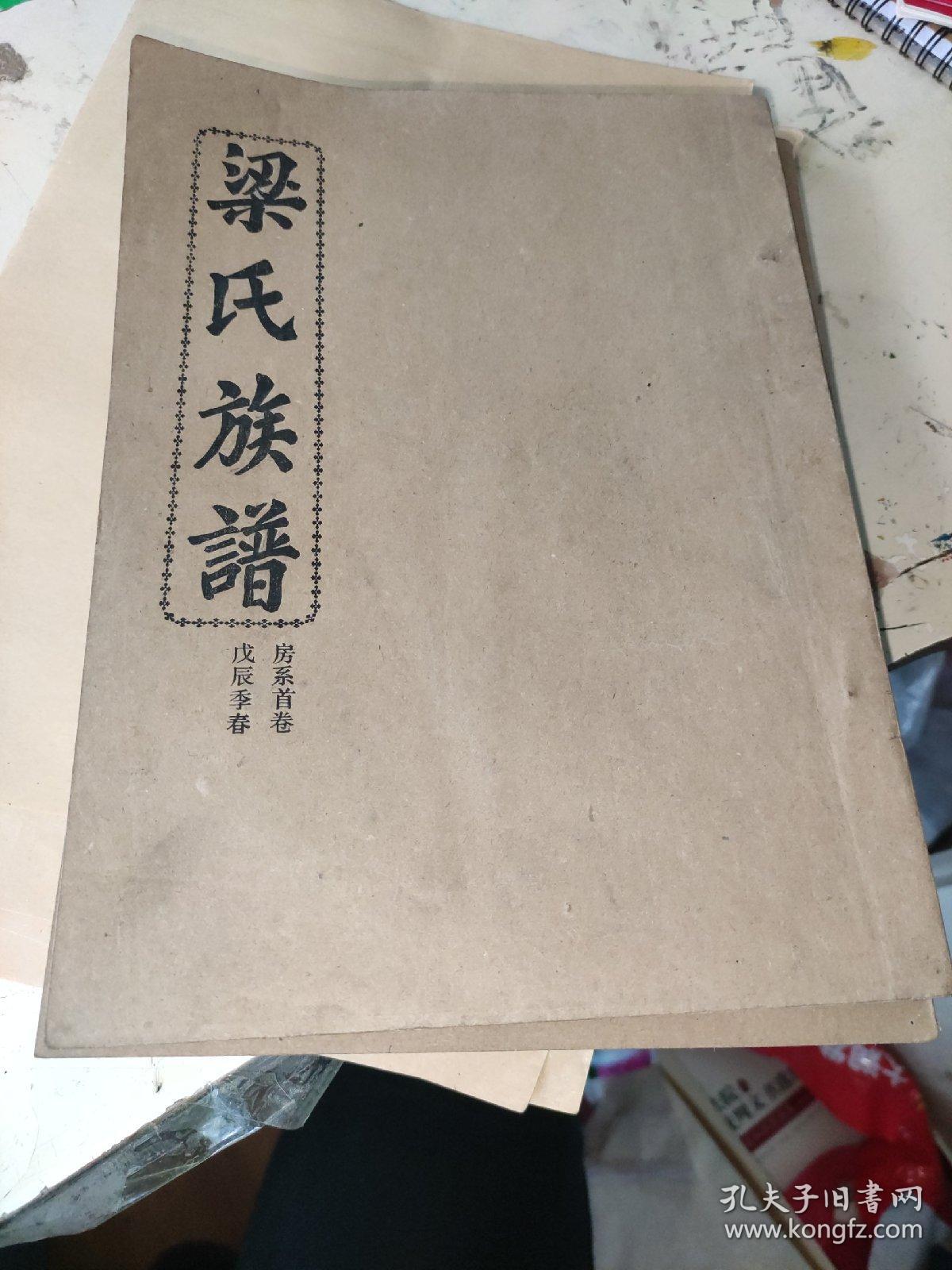 家谱梁氏族谱全6册重庆地区