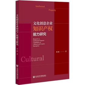 新华正版 文化创意企业知识产权能力研究 刘婧 9787520199049 社会科学文献出版社