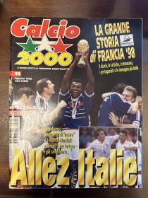 1998法国世界杯足球画册 意大利体育战报原版fifa世界杯画册 world cup赛后特刊 包邮快递