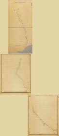 0503古地圖1880 由徐州府到兗州府之略圖。。紙本大小120.69*276厘米。宣紙藝術微噴復制。