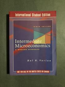 英文原版书 Intermediate Microeconomics A Modern Approach 6th edition Hal R Varian