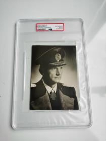 希特勒指定接班人 二战德国杰出的海军将领，著名的军事家、德国总统、 邓尼茨（Karl Donitz）亲笔签名照 PSA鉴定封装