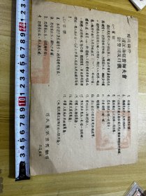 野政关于渡江南征誓师大会的誓词及口号 中国革命博物馆复制品，