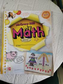 正版 McGraw-Hill My Math Volume 1 书内有字迹！
