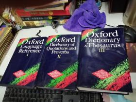 Oxford Dictionary & Thesaurus 1.2.3全3本