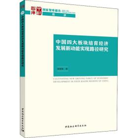 新华正版 中国四大板块培育经济发展新动能实现路径研究 郑世林 9787520369428 中国社会科学出版社