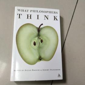 WHAT PHILOSOPHERS THINK哲学家怎么想（平装 英文原版没勾画）