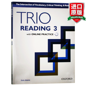 英文原版 Trio Reading Level 3 Student Book with Online Practice牛津Trio系列学术教材-阅读3 英文版 进口英语原版书籍