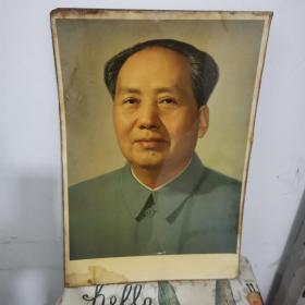 胶木板毛主席像尺寸大1975年23-0912-05