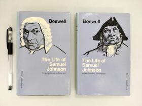 Everyman's Library No.1、No.2（人人文库，第1册、第2册）: The Life of Samuel Johnson ，《塞缪尔·约翰逊传》二册全，美品现货