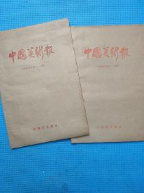 中国美术报:1985年合订本 (1-23期) + 1986年合订本(1-26期)