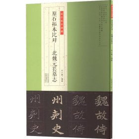 金石拓本典藏：原石拓本比对-北魏元苌墓志