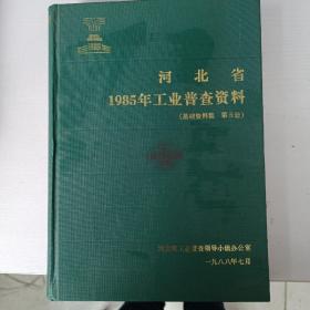 河北省1985年工业普查资料（基础资料篇 第五册）