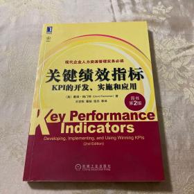 关键绩效指标：KPI的开发、实施和应用