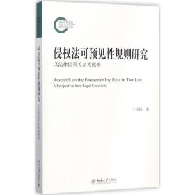 新华正版 侵权法可预见性规则研究 于雪锋 9787301284445 北京大学出版社