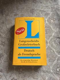 Langenscheidts Grosswoerterbuch Deutsch als Fremdsprache