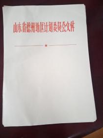 山東省德州地區計劃委員會空白紅頭文件紙32張（老文件紙）