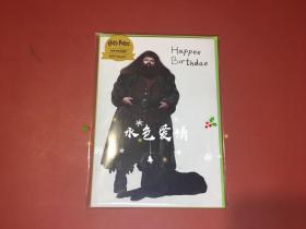 哈利波特海格生日蛋糕立体卡片Harry Potter Hagrid Happy Birthday Cake Pop-Up Greeting Card