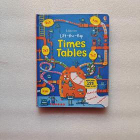 Lift the Flap Times Tables Book (Usborne Lift-the-Flap-Books)  优斯伯恩翻翻书：乘法表 英文原版