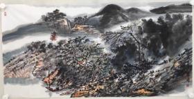 中美协 罗 炜  四尺整张山水